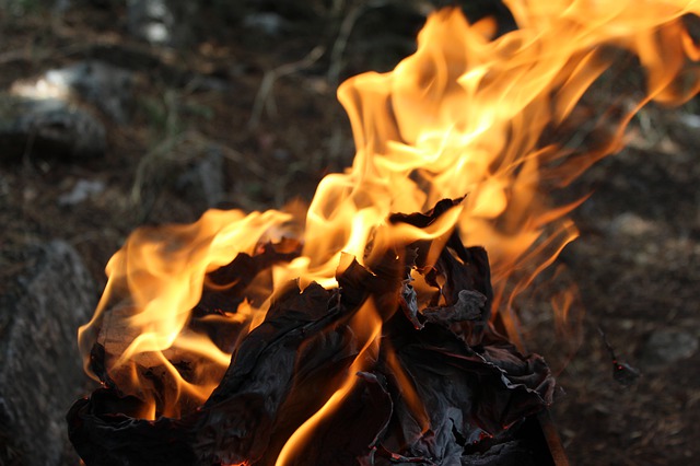 Ilustrativna slika vatre koja gori