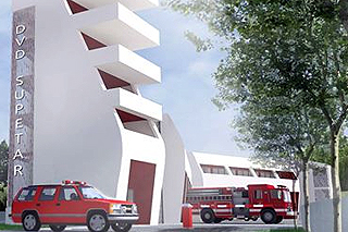 Ilustracija idejnog projekta novog vatrogasnog doma