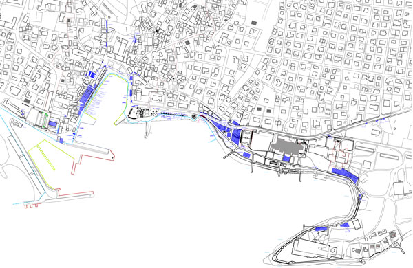 llustrativna mapa grada Supetra