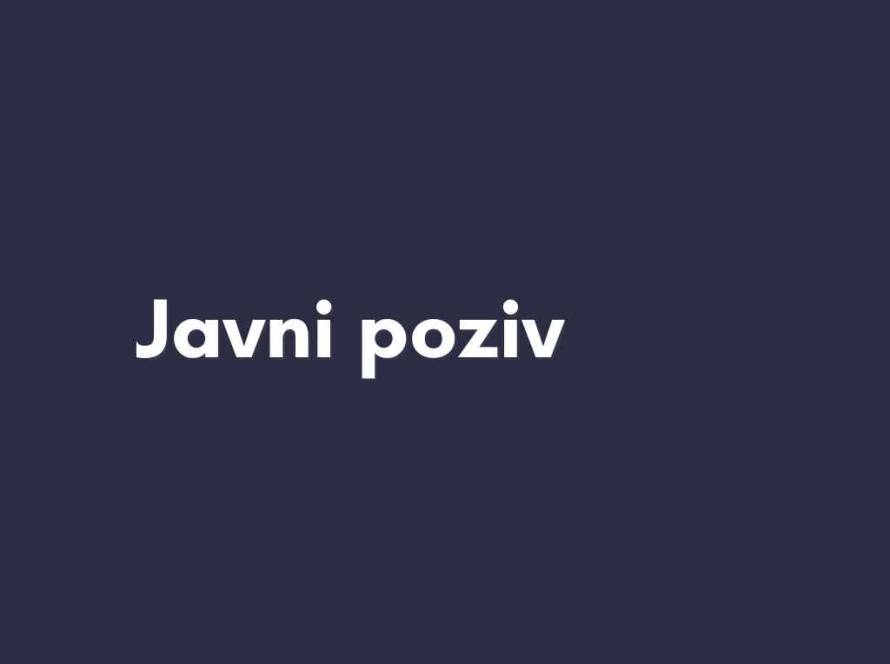 Javni poziv - ilustracija